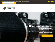 Tablet Screenshot of feedtech.com.tr